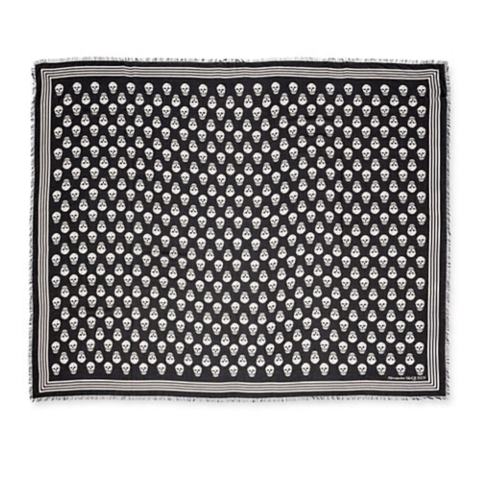 Alexander McQueen Skull Biker Scarf